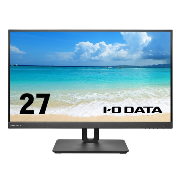 I-O DATA ワイド液晶ディスプレイ 27型/3840×2160/HDMI×1、DisplayPort×1、USB Type-C×1/BK/スピーカー有 LCD-CU271AB-FX