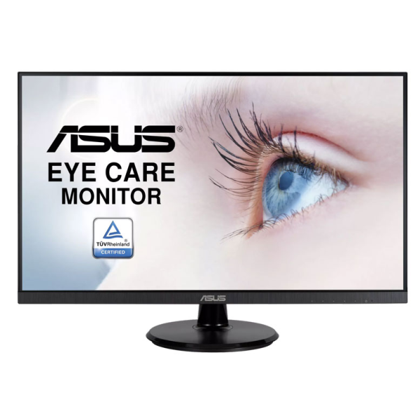 【別途送料有り】 ASUS TeK 【法人限定】27型ワイドモニター/1920×1080(FHD)/HDMI・DisplayPort・VGA搭載/BK/スピーカー有/5年保証 VA27DQZ