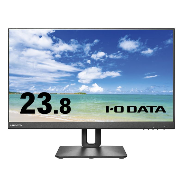 I-O DATA ワイド液晶ディスプレイ 23.8型/1920×1080/HDMI、DisplayPort/BK/スピーカー/100Hz対応で残像感軽減/5年保 LCD-D241SD-FX