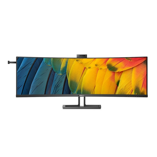 【別途送料有り】 PHILIPS(ディスプレイ) 【法人限定】液晶ディスプレイ44.5型/5120×1440/USB-C、DP、HDMI/BK/スピーカー有/昇降 45B1U6900CH/11