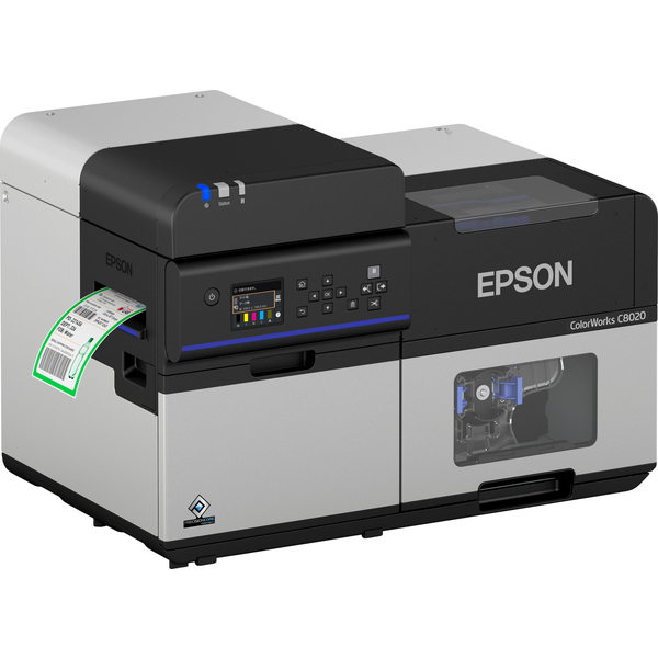 EPSON カラーラベルプリンター/フォトインク対応モデル/用紙幅4インチ/4色/オートカッター CW-C8020G