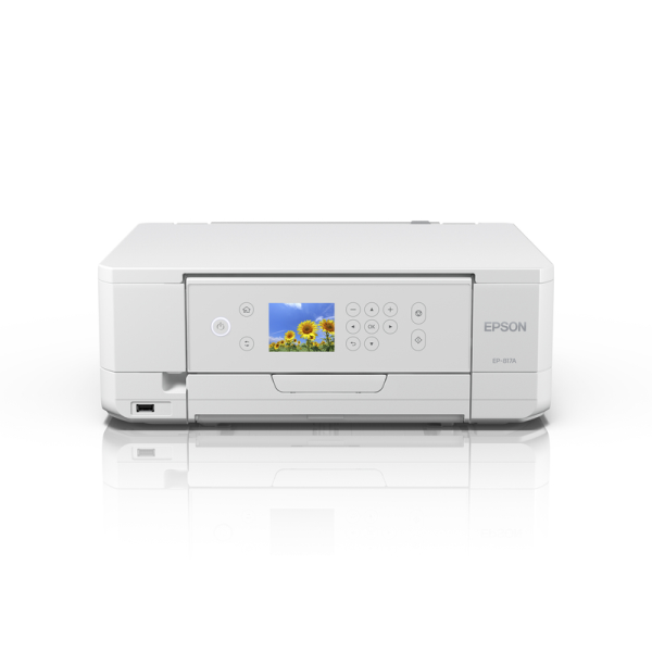 EPSON A4カラーインクジェット複合機/Colorio/6色/無線LAN・Wi-Fi/2.7型液晶 EP-817A