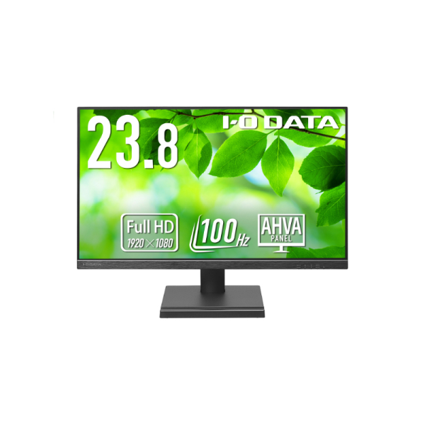 I-O DATA ワイド液晶ディスプレイ 23.8型/1920×1080/HDMI、DisplayPort/BK/5年保証/100Hz対応で視認性アップ！ LCD-D242SA