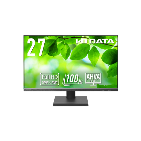 I-O DATA ワイド液晶ディスプレイ 27型/1920×1080/HDMI、DisplayPort/BK/5年保証/100Hz対応で視認性アップ！ LCD-D272SA
