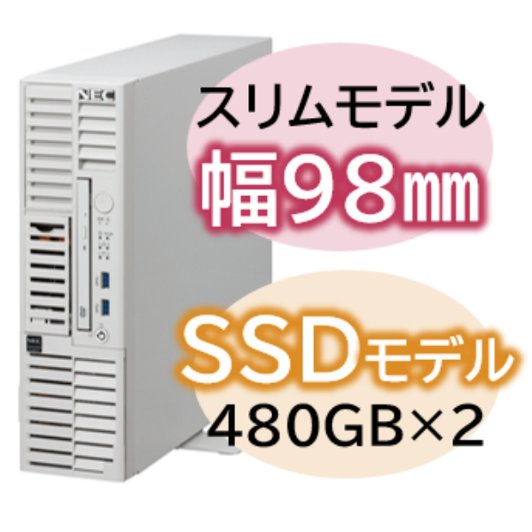 NEC Express5800/D/T110m-S Xeon E-2414 4C/16GB/SSD 480GB*2 RAID1/W2022/タワー型 3年保証 NP8100-2993YPMY