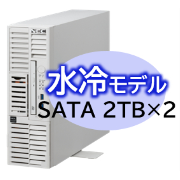NEC Express5800/D/T110m-S 水冷モデル Xeon 6315P 4C/16GB/SATA 2TB*2 RAID1/W2022/タワー 3年保証 NP8100-3025YP3Y