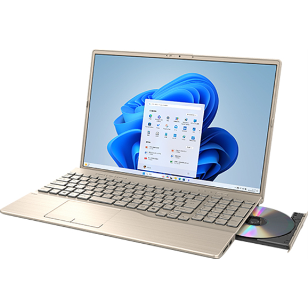 FUJITSU FMV A75-K3 GD(i7-1355U/16GB/SSD・256GB/DVDスーパーマルチ/Win11H64/Mic365 P(Off H&B2024/16型) FMVA75K3