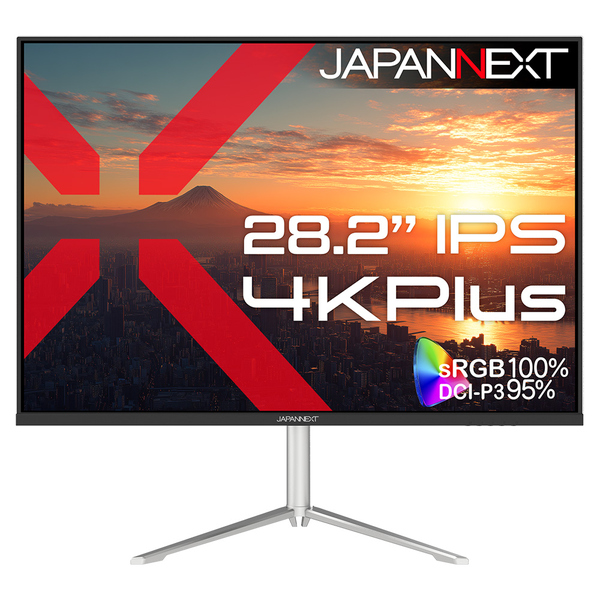 JAPANNEXT 液晶ディスプレイ 28.2型/3840×2560/HDMI×2、DP×2/ブラック/スピーカー有/2年保証 JN-282Ei4KP