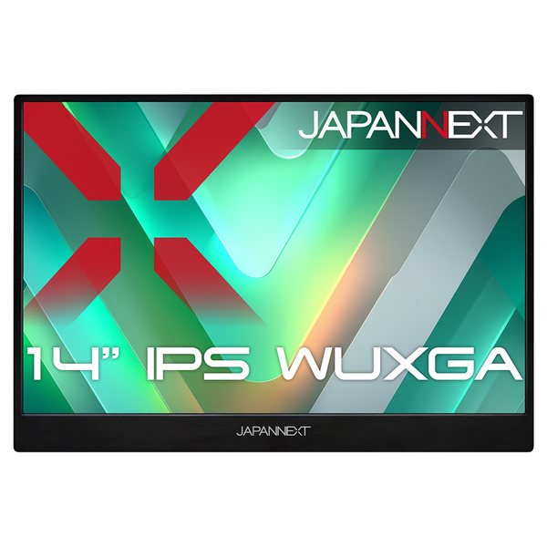 JAPANNEXT 液晶ディスプレイ 14型/1920×1200/miniHDMI×1、USB-C×2/ブラック/スピーカー有/2年保証 JN-MD-Ei14WX