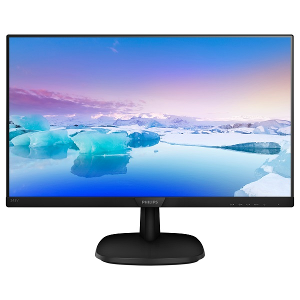 【別途送料有り】 PHILIPS(ディスプレイ) 23.8型ワイド液晶ディスプレイ ブラック 5年間フル保証（フルHD/DP/HDMI/D-Sub） 243V7QJAB/11: