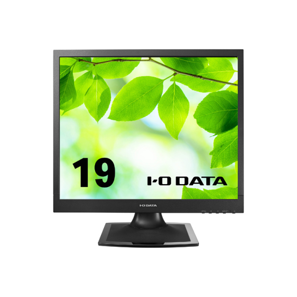 I-O DATA 「5年保証」19型スクエア液晶ディスプレイ ブラック LCD-AD192SEDSB-A: