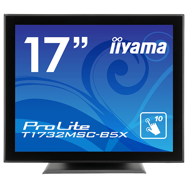 iiyama 17型タッチパネル液晶ディスプレイ ProLite T1732MSC-5 （静電容量方式/USB通信/マルチタッチ/防塵防滴) T1732MSC-B5X: