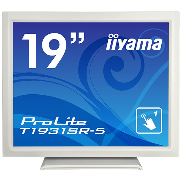 iiyama 19型タッチパネル液晶ディスプレイ ProLite T1931SR-5 （抵抗膜方式/USB通信/シングルタッチ/防塵防滴） T1931SR-W5: