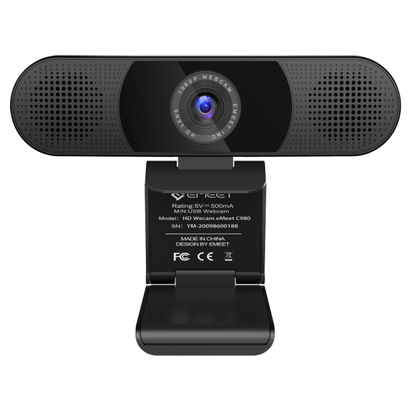 eMeet スピーカー・AIマイク搭載WEBカメラ　1080P HD高画質 C980PRO: