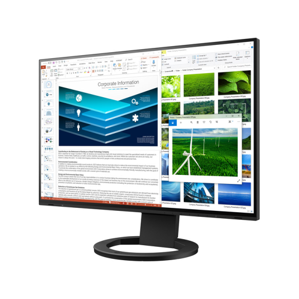 EIZO 液晶ディスプレイ 24.1型/1920×1200/HDMI、DisplayPort、USB Type-C/ブラック/スピーカー：あり EV2485-BK: