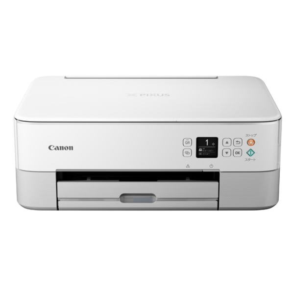 CANON A4カラーインクジェット複合機 PIXUS TS5430 （ホワイト） 4462C101: