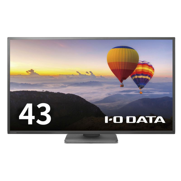 【別途送料有り】 I-O DATA 【法人限定】ワイド液晶ディスプレイ 42.5型/3840×2160/HDMI×3、アナログRGB/BK/スピーカー有/5年保証 LCD-AHU431XDB: