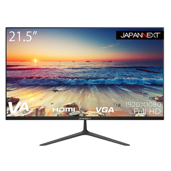 JAPANNEXT 液晶ディスプレイ 21.5型/1920×1080/HDMI、VGA/ブラック/スピーカー非搭載 JN-V215DF: