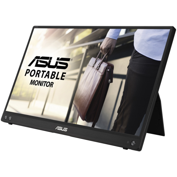 ASUS TeK 15.6型ポータブルディスプレイ/1920×1080(フルHD)/USB Type-C搭載/ブラック/スピーカー：なし MB16ACV: