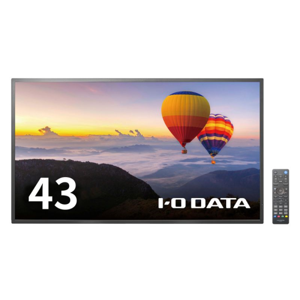 【別途送料有り】 I-O DATA 【法人限定】ワイド液晶ディスプレイ 42.5型/3840×2160/HDMI(4K 60Hz、HDCP 2.2)×3、アナログRGB×1/BK LCD-HU431D: