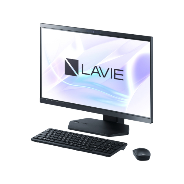 NECパーソナル LAVIE A23 A2335/GAB(Ryzen 5 7530U/8GB/SSD512GB/スーパーマルチ/W11H/Of H&B/23.8/ファインBK) PC-A2355GAB: