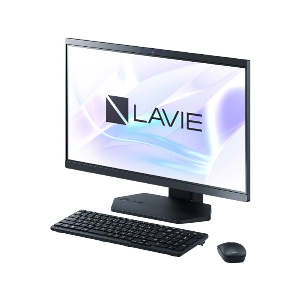 NECパーソナル LAVIE A23 A2365/GAB(Ryzen7 7730U/16GB/SSD512GB/スーパーマルチ/W11H/Of H&B/23.8/ファインBK) PC-A2365GAB: