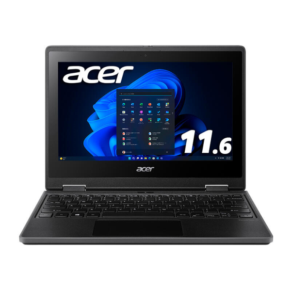 Acer TravelMate Spin B3(Celeron N4500/4GB/eMMC 64GB/光学ドライブ無/Win11Pro/Of無/11.6型) TMB311R-32-F14P: