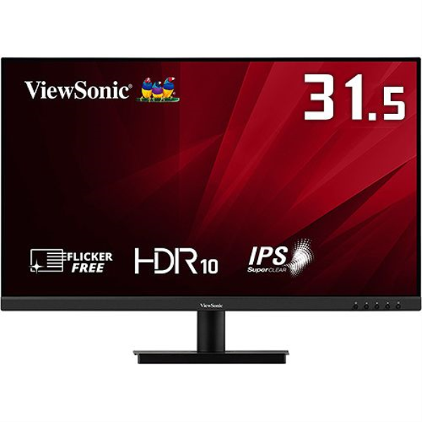 ビューソニックJP 31.5型ワイド液晶ディスプレイ/3840×2160/HDMI、DisplayPort/BK/スピーカー/4H UHD IPSパネル、チルト VA3219-4K-MHD-7: