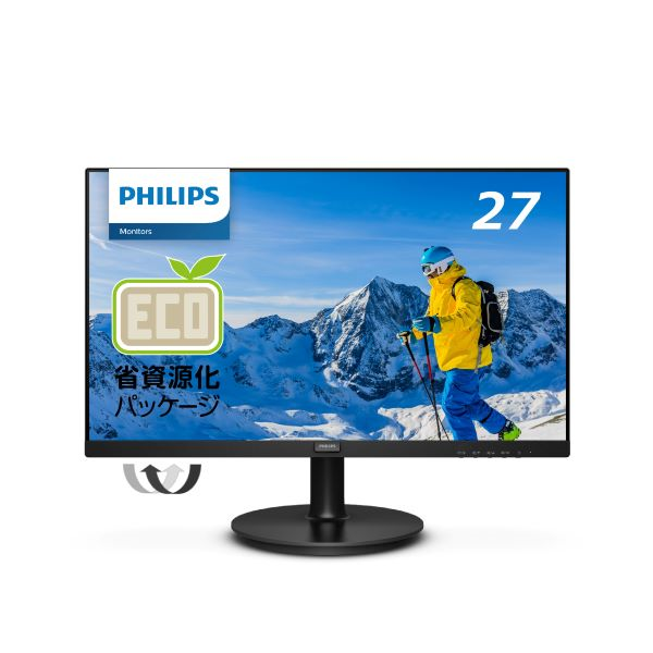 PHILIPS(ディスプレイ) 液晶ディスプレイ 27型/1920×1080/HDMI、D-Sub/ブラック/スピーカー有/5年間フル保証 271S9A/11: