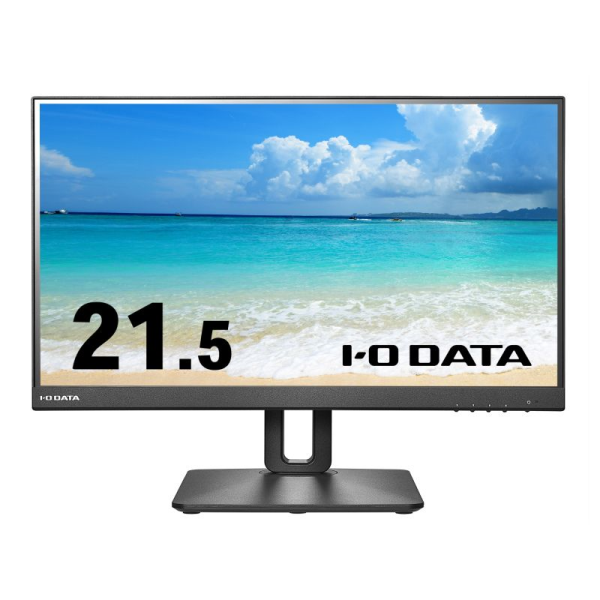 I-O DATA ワイド液晶ディスプレイ 21.5型/1920×1080/HDMI、DP/BK/スピーカー/100Hz対応で残像感軽減/5年保証 LCD-D221SV-FX: