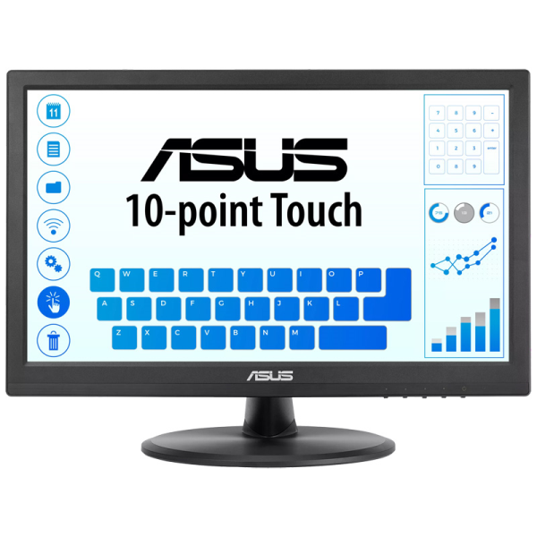 ASUS TeK 15.6型ワイド 10点マルチタッチ液晶ディスプレイ1366×768/TN/ノングレア/フリッカーフリー/HDMI・VGA VT168HR: