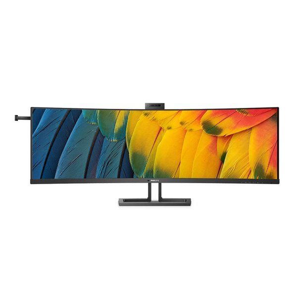 【別途送料有り】 PHILIPS(ディスプレイ) 【法人限定】液晶ディスプレイ44.5型/5120×1440/USB-C、DP、HDMI/BK/スピーカー有/昇降 45B1U6900CH/11: