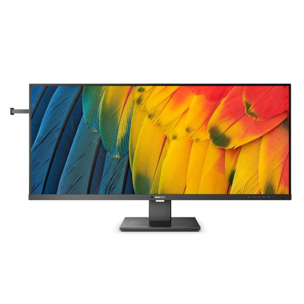 PHILIPS(ディスプレイ) 液晶ディスプレイ39.5型/3440×1440/USB-C、DP、HDMI/BK/スピーカー/5年保証/昇降 40B1U5600/11: