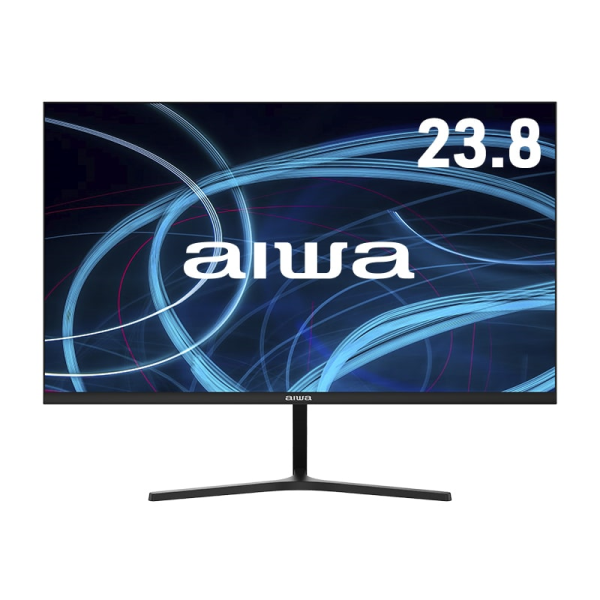 aiwa display B24 23.8nchフルHD液晶モニター 23.8型/1920×1080/HDMI、DisplayPort、VGA/ブラック/スピーカー無 JA3-DSP2401: