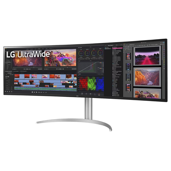 LG Electronics Japan 液晶ディスプレイ 49型/5120×1440/HDMI、DP、USB Type-C/Stand body シルバー 49WQ95C-W: