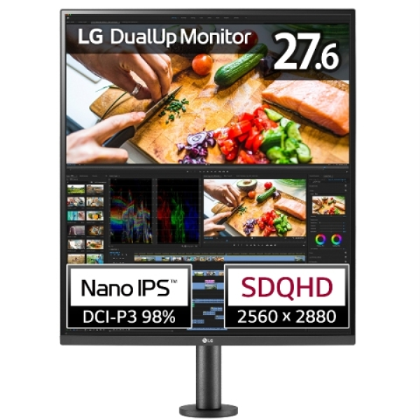 LG Electronics Japan 液晶ディスプレイ 27.6型/2560×2880/HDMI、DP、USB Type-C(PD 90W)/BK/スピーカー/3年保証 28MQ780-B: