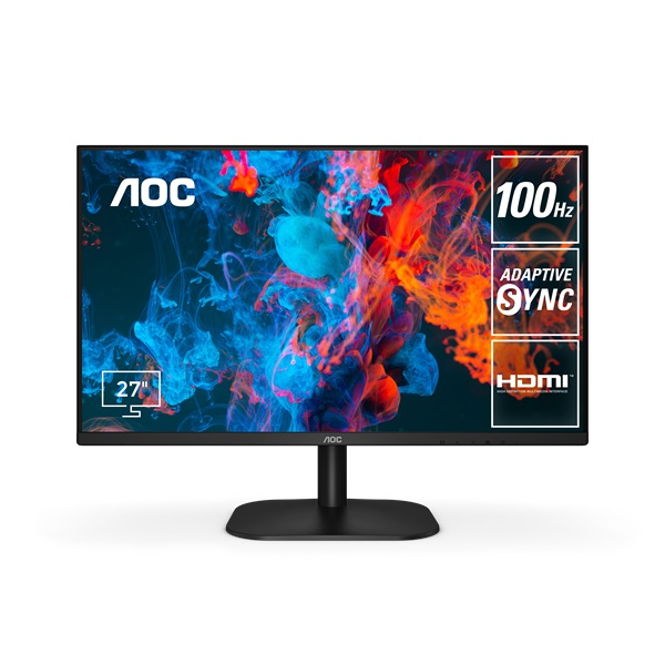 AOC 27型ワイド液晶ディスプレイ 27型/1920×1080/HDMI/ブラック/スピーカー無 27B2H2/11: