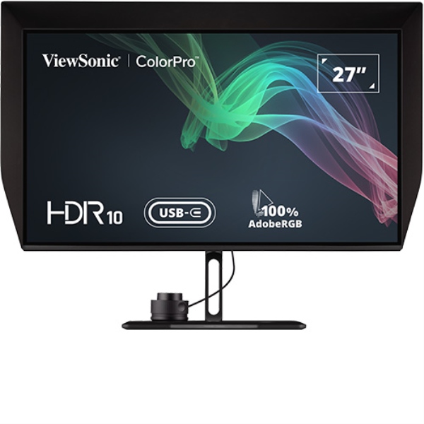 ビューソニックJP 27型ワイド液晶ディスプレイ/3840×2160/HDMI、DP、USB Type-C/BK/スピーカー/4K UHD、AH-IPSパネル VP2786-4K: