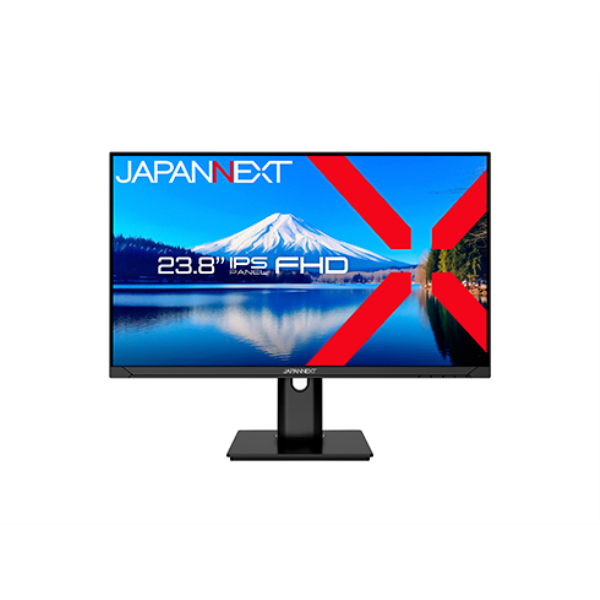 JAPANNEXT 液晶ディスプレイ 23.8型/1920×1080/HDMI×1、VGA×1/ブラック/スピーカー有/1年保証 JN-IPS2382FHDR-HSP: