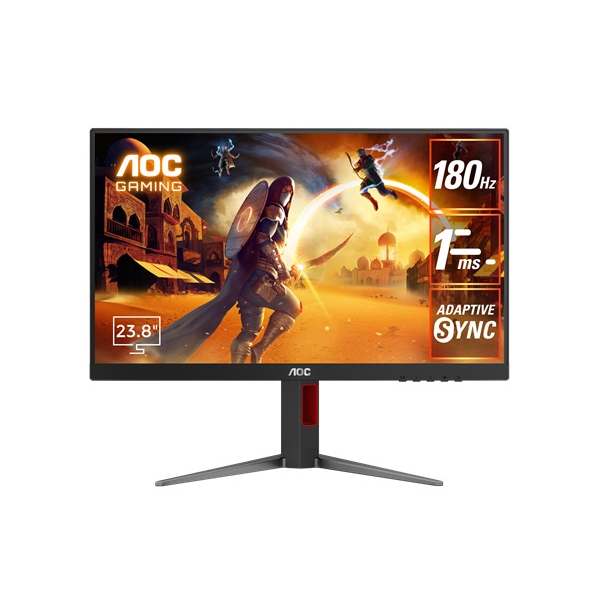 AOC ゲーミング液晶ディスプレイ 23.8型/1920×1080/HDMI、DisplayPort/ブラック 24G4/11: