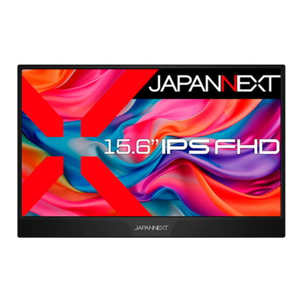 JAPANNEXT 液晶ディスプレイ 15.6型/1920×1080/miniHDMI、USB-C×1/ブラック/スピーカー有/1年保証 JN-MD-IPS1565FHDR: